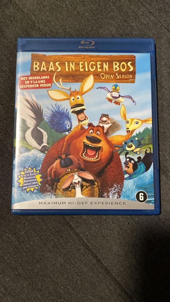 Baas in Eigen Bos - Open Season Blu-ray, Cd's en Dvd's, Blu-ray, Zo goed als nieuw, Avontuur, Ophalen of Verzenden