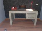 Houten bureau met laden, Huis en Inrichting, Bureaus, Gebruikt, Ophalen