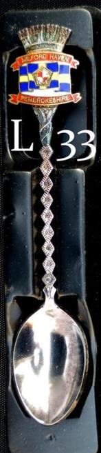 L33 theelepeltje milford haven pembrokeshire -, Ophalen of Verzenden, Zo goed als nieuw, Rvs of Chroom