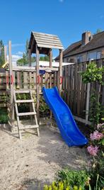 Speelhuisje Wicky met glijbaan en zandbak, Kinderen en Baby's, Speelgoed | Buiten | Speeltoestellen, Ophalen of Verzenden, Gebruikt