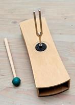 Stemvork 432 of 440 Hz met klankkast en aanslag stok, Ophalen of Verzenden, Nieuw