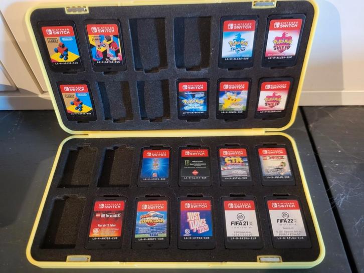 Verschillende Nintendo Switch games; Pokemon, LABO, FIFA etc, Spelcomputers en Games, Games | Nintendo Switch, Zo goed als nieuw