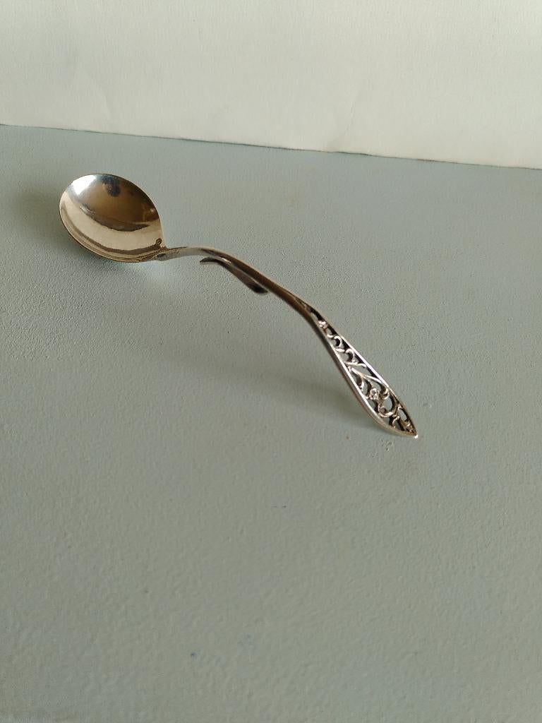 Zilveren jamlepel - ajour - 1931, Antiek en Kunst, Ophalen of Verzenden, Zilver