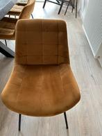 6 nette bruine eetkamerstoelen, Huis en Inrichting, Stoelen, Ophalen, Bruin, Zo goed als nieuw, Stof