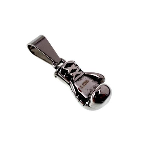 34mm x 12mm Bokshandschoen Hanger Unisex Gepolijst RVS Boks, Sieraden, Tassen en Uiterlijk, Kettinghangers, Nieuw, Overige materialen
