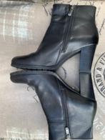 Dames enkellaarzen Harper zwarte leren laarzen 41, Zwart, Lage of Enkellaarzen, Ophalen of Verzenden, Zo goed als nieuw
