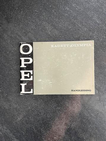 Opel Kadett Olympia handleiding 7/1969 beschikbaar voor biedingen