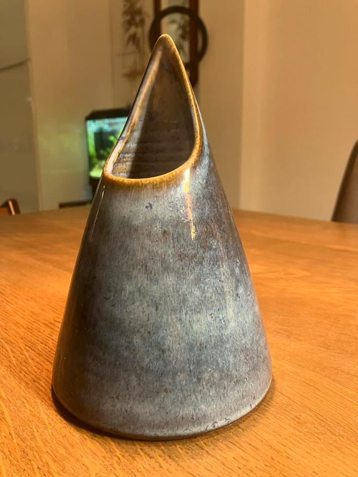 Zaalberg Vaas Blauw Bruin Paars Keramiek, Antiek en Kunst, Antiek | Vazen, Ophalen of Verzenden