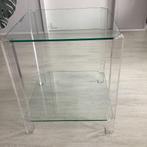 BOR design bijzettafeltje. 50*50*60 cm, Huis en Inrichting, Minder dan 55 cm, Vierkant, Zo goed als nieuw, Ophalen