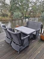 Mooie tuinset - 4 zitplaatsen, Tuin en Terras, Tuinsets en Loungesets, 4 zitplaatsen, Gebruikt, Bank, Ophalen of Verzenden