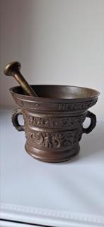 Antieke vijzel met stamper, Ophalen of Verzenden