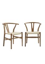 OHNO - Rotan Stoel - Walnoot - 2 voor €200, Niet ingevuld, Riet of Rotan, Overige kleuren, Niet ingevuld