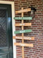 Geboortebord wegwijzer gepersonaliseerd naar wens, Ophalen of Verzenden, Nieuw