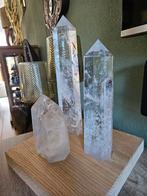 Trio bergkristal , A kwaliteit ., Verzamelen, Mineralen en Fossielen, Ophalen of Verzenden, Mineraal
