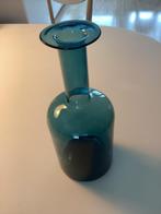 Holmegaard Otto Brauer Gulv Vaas, Gebruikt, Blauw, Ophalen of Verzenden, Glas