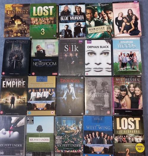 25x True Detectives, CSI,OZ, Lost,Prison Break, Boardwalk Em, Cd's en Dvd's, Dvd's | Tv en Series, Zo goed als nieuw, Boxset, Vanaf 12 jaar