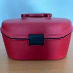 Rode Samsonite Beauty Case met Slot, Gebruikt, Ophalen of Verzenden, Met slot, Hardcase