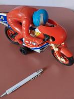 Motorrijder, Joustra France. 70/80er jaren., Antiek en Kunst, Antiek | Speelgoed, Ophalen of Verzenden