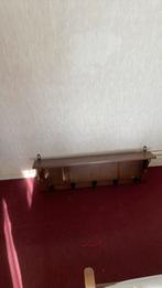 Houten Wandkapstok met 5 Haken, Wandkapstok, Gebruikt, Ophalen of Verzenden, Minder dan 100 cm