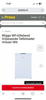 Wiggo vriezer tafelmodel, Ophalen of Verzenden, Zo goed als nieuw, Minder dan 60 cm, Minder dan 85 cm