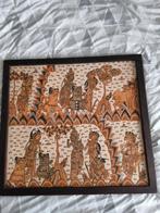 Indonesisch schilderij op stof wajang kamasan Ramayana epos, Ophalen