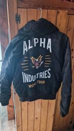 Alpha Industries World Tour Bomber jack Maat M, Ophalen of Verzenden, Zo goed als nieuw, Alpha Industries