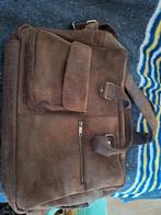 Leren werktas - bruin - nieuwstaat, Computers en Software, Ophalen of Verzenden, 15 inch, Nieuw, Schoudertas