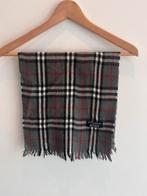 Burberry Sjaal grijs/rood/zwart 130 centimeter, Kleding | Heren, Ophalen of Verzenden, Zo goed als nieuw, Overige maten, Sjaal