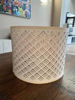 Moderne Hanglamp Wit/Goud, Huis en Inrichting, Lampen | Lampenkappen, 25 tot 50 cm, Wit, Rond, Nieuw