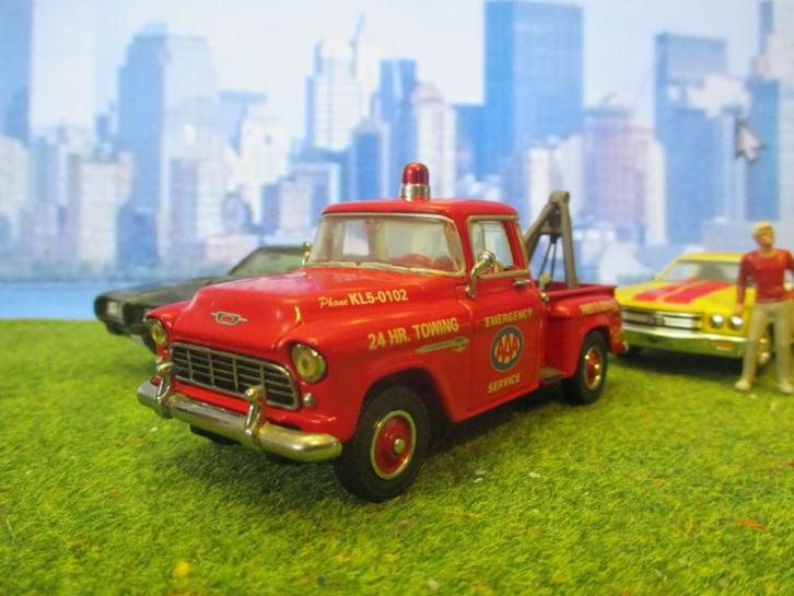 1955 Chevrolet 3100 Pick-Up Matchbox Collectibles YRS-01-M, Hobby en Vrije tijd, Modelauto's | 1:43, Zo goed als nieuw, Auto, Matchbox