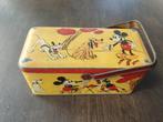 Zeldzame Mickey Mouse blikken doos 1934, Verzamelen, Ophalen of Verzenden, Zo goed als nieuw, Overige