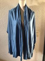 Jersey sjaal premium - 68 x 189 cm - blauw, Ophalen of Verzenden, Zo goed als nieuw, Maat 46/48 (XL) of groter, Sjaal