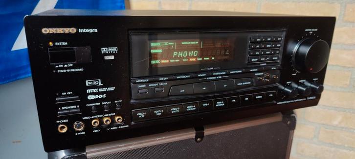 Onkyo Integra TX-DS838 - Receiver Zwart., Audio, Tv en Foto, Versterkers en Receivers, Zo goed als nieuw, 5.1, 120 watt of meer