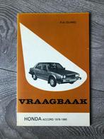 Vraagbaak Honda Accord 1978-1980 P.H. Olving, Ophalen of Verzenden