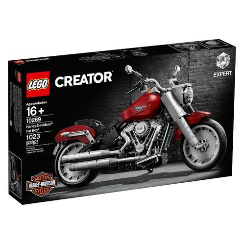 Lego Creator Harley Davidson Fat Boy 10269, Kinderen en Baby's, Speelgoed | Duplo en Lego, Zo goed als nieuw, Lego, Complete set