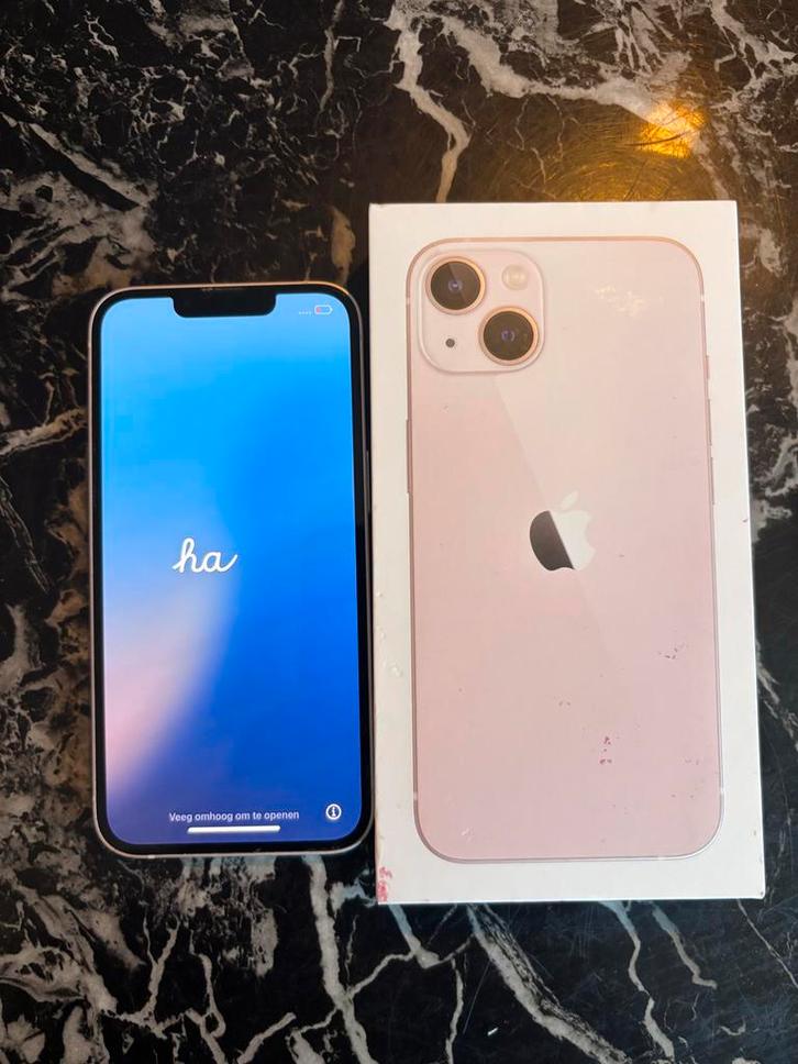 iPhone 13 128GB, Telecommunicatie, Mobiele telefoons | Apple iPhone, Zo goed als nieuw, 128 GB, Zonder abonnement, Zonder simlock