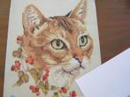 Borduurpatroon  Poes Abessijn kat   nr 5831, Hobby en Vrije tijd, Borduren en Borduurmachines, Verzenden, Nieuw, Handborduren