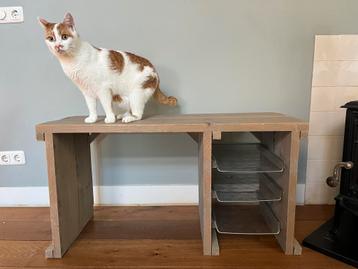 Bureau steigerhout peuter/kleuter beschikbaar voor biedingen