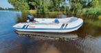 Suzumar 390 met Suzuki 6PK en strandtrailer, Watersport en Boten, Rubberboten, Aluminium, Zo goed als nieuw, Benzine, Minder dan 70 pk