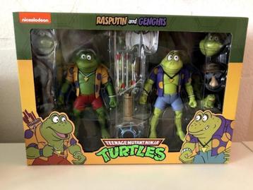NECA TEENAGE MUTANT NINJA TURTLES RASPUTIN & GENGHIS FROG beschikbaar voor biedingen