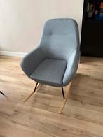 Schommelstoel lichtgrijs, Huis en Inrichting, Stoelen, Ophalen, Zo goed als nieuw, Grijs, Eén