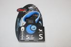 Flexi CORD S 5m max 12KG blauw, Ophalen of Verzenden, Nieuw, Hondenriem