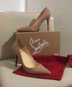 Christian Louboutin Pigalle 100, Kleding | Dames, Schoenen, Pumps, Beige, Ophalen of Verzenden, Zo goed als nieuw