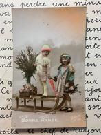 29-13-1921 Bonne Année - Kindjes met slee, Verzamelen, Ophalen of Verzenden, 1920 tot 1940, Gelopen, Feest(dag)
