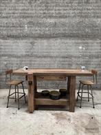 Oude authentieke werkbank 177 cm lang, Ophalen of Verzenden