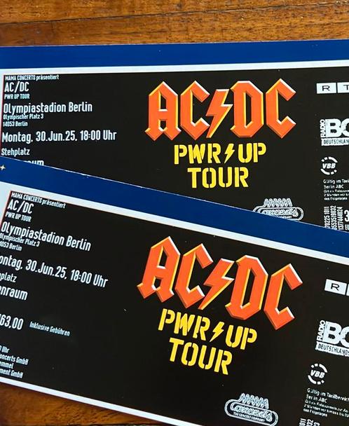 2 tickets AC/DC Berlin PWR UP TOUR 30 juni 2025, Tickets en Kaartjes, Concerten | Rock en Metal, Twee personen, Juni, Hard Rock of Metal