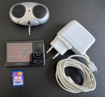 Creative ZEN Black MP3 Player met aparte speaker vintage beschikbaar voor biedingen