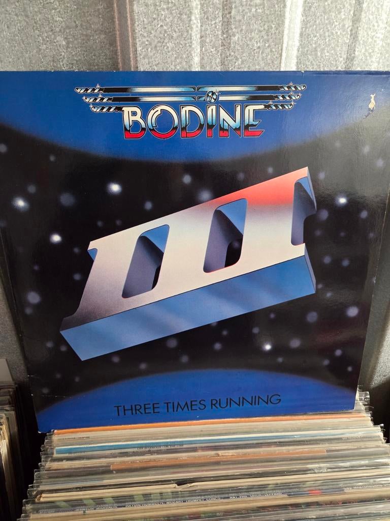 Hardrock/Metal lp BODINE: THREE TIMES RUNNING, Cd's en Dvd's, Ophalen of Verzenden