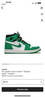Air Jordan 1 Zoom Comfort “Stadium Green”, Groen, Ophalen of Verzenden, Zo goed als nieuw, Sneakers of Gympen