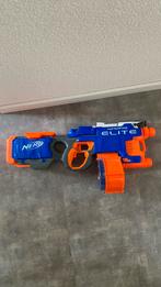 NERF - N-Strike Elite Hyperfire + gratis nerf revolver, Ophalen, Zo goed als nieuw